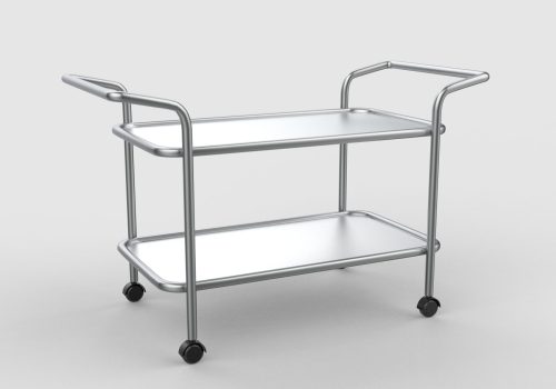 food Trolley Cart 3D model