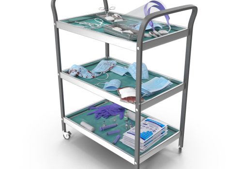 medical-vehicle-is-isolated-white-background-wheel-cart-with-medical-supplies-health-care