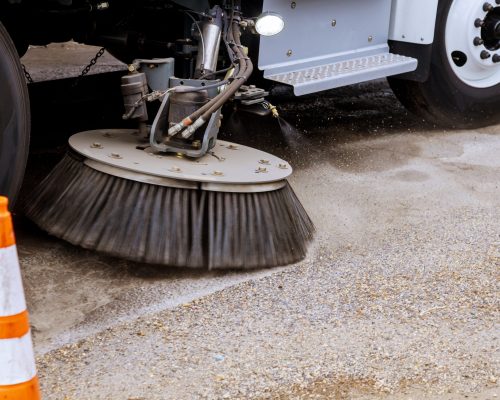 Street cleaning equipment brushes of street cleaning machine Street cleaning equipment brushes of street cleaning machine with special municipal truck